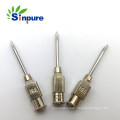 Sinpure OEM Stainless Steel Hypodermic Veterinary Injection Needles for Veterinary Syringe Use